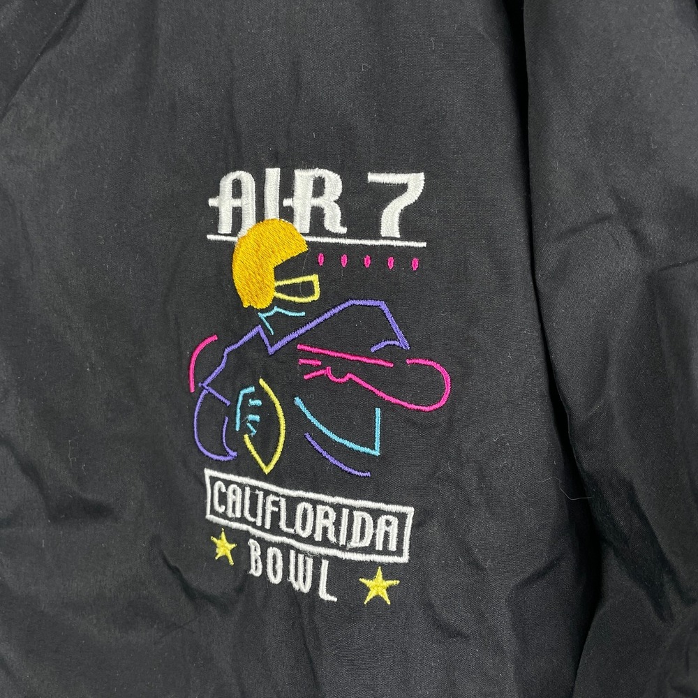 Vintage Air 7 Califlorida Bowl Jacket Mens XXL Embroidered Highschool Football - Picture 4 of 12